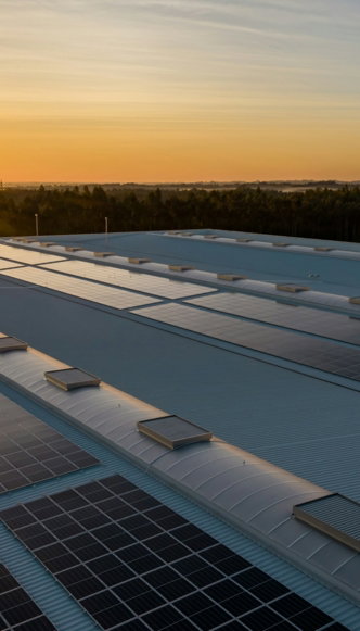 black and white solar panels